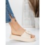 Papuci Dama cu Talpa Joasa 3AW319 BEIGE | MEI