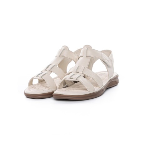 Sandale Dama din piele naturala 56681 CREAM | BERLINER