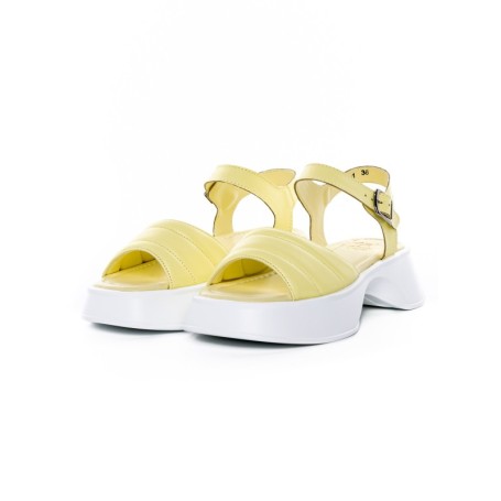 Sandale Dama din piele naturala K249-1 YELLOW | FORMAZIONE