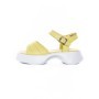 Sandale Dama din piele naturala K249-1 YELLOW | FORMAZIONE
