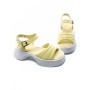 Sandale Dama din piele naturala K249-1 YELLOW | FORMAZIONE