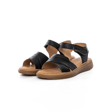 Sandale Dama din piele naturala 53303 BLACK | BERLINER