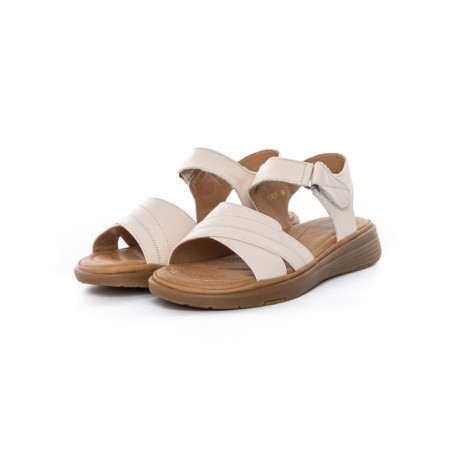 Sandale Dama din piele naturala 53303 CREAM | BERLINER