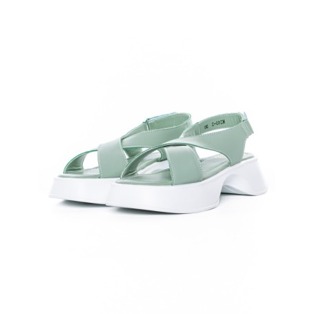 Sandale Dama din piele naturala K249-2 GREEN | FORMAZIONE