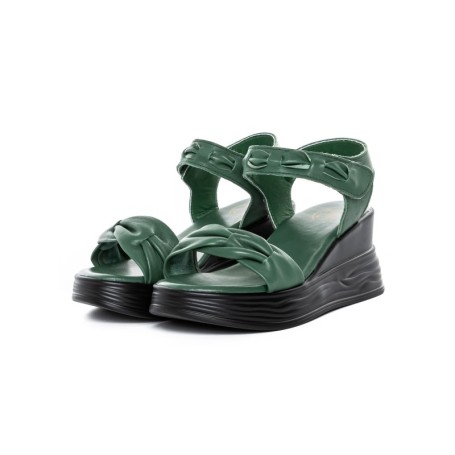 Sandale Dama din piele naturala 8702-1 GREEN | FORMAZIONE
