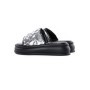 Papuci Dama cu Talpa Joasa 999-1 BLACK-SILVER | FASHION