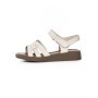 Sandale Dama din piele naturala KM8282 CREAM | FORMAZIONE