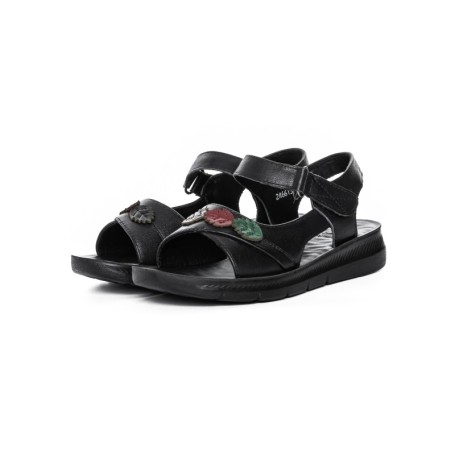 Sandale Dama din piele naturala 246613T BLACK | FORMAZIONE