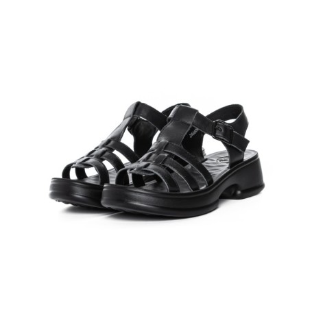 Sandale Dama din piele naturala 246609T BLACK | FORMAZIONE