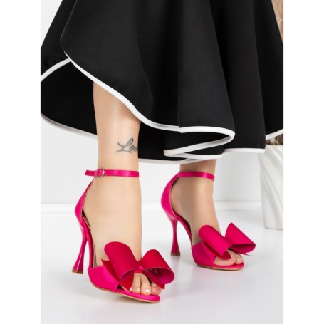 Sandale Dama cu Toc Subtire 5XKK16 ROSE | MEI