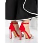 Sandale Dama cu Toc Subtire 5XKK19 RED | MEI