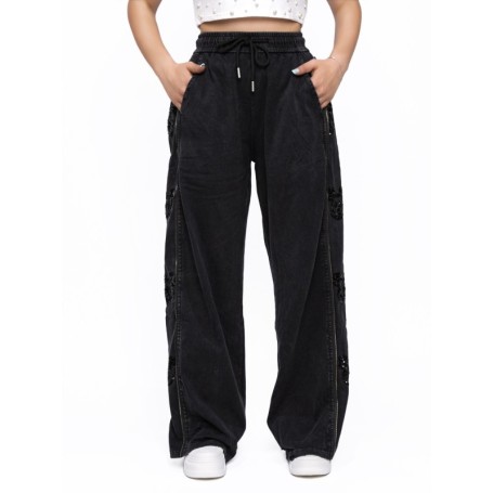 Pantaloni Dama 7304-2 NEGRU | FASHION