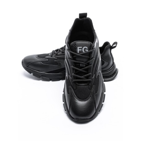 Pantofi Sport Barbati 9517 Negru-Gri (M38) Mels