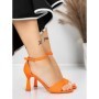 Sandale Dama cu Toc Subtire 5XKK13 ORANGE | MEI