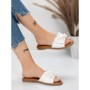 Papuci Dama cu Talpa Joasa 5PT9 WHITE | MEI