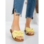 Papuci Dama cu Talpa Joasa 5PT9 YELLOW | MEI