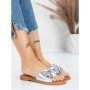 Papuci Dama cu Talpa Joasa 5PT9 SILVER | MEI