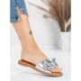 Papuci Dama cu Talpa Joasa 5PT9 SILVER | MEI