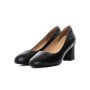 Pantofi cu Toc gros 20712 Negru | Formazione
