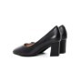 Pantofi cu Toc gros 20712 Negru | Formazione