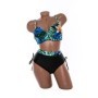 Costum de baie dama LM16 NEGRU-ALBASTRU | MEINA