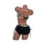 Costum de baie dama LM16 NEGRU-ALBASTRU | MEINA