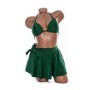 Costum de baie dama F228 VERDE INCHIS | MEINA