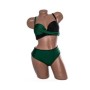 Costum de baie dama L905 VERDE-NEGRU | MEINA