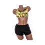 Costum de baie dama L220-1 GALBEN-NEGRU | MEINA