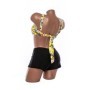 Costum de baie dama L220-1 GALBEN-NEGRU | MEINA