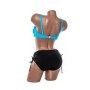 Costum de baie dama L211 ALBASTRU-NEGRU | MEINA
