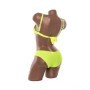 Costum de baie dama F330 VERDE NEON | MEINA