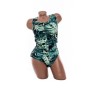 Costum de baie dama Y3099 NEGRU-VERDE | MEINA