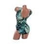Costum de baie dama Y3099 NEGRU-VERDE | MEINA