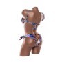 Costum de baie dama F662 MOV-ALBASTRU | MEINA