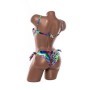 Costum de baie dama F662 ROSU-VERDE | MEINA
