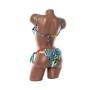 Costum de baie dama F662 ALBASTRU-FUCSIA | MEINA