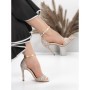 Sandale Dama cu Toc Subtire 5XKK12 CHAMPAGNE | MEI