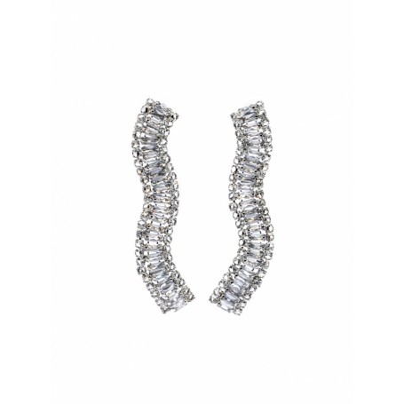 Set Colier + Cercei CLR009 ARGINTIU | MEI