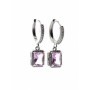 Set Colier + Cercei CLR001 ARGINTIU-ROZ | MEI