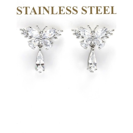 Set Colier + Cercei CLR002 ARGINTIU | MEI