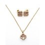 Set Colier + Cercei CLR003 AURIU-ROZ | MEI