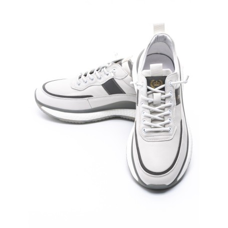 Pantofi Sport Barbati 33706 Alb-Gri Franco Gerardo