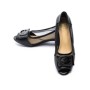 Pantofi cu Toc gros 9627 Negru Formazione
