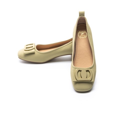Pantofi cu Toc gros TP5008 Verde | Formazione