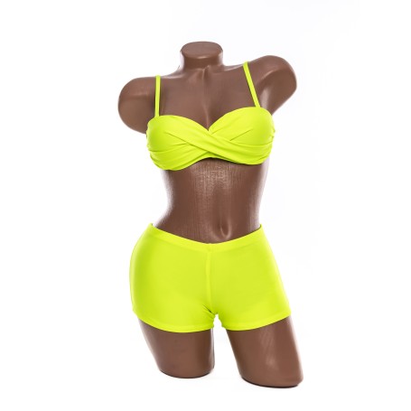 Dámske plavky 2 kusy A2045 Neónová zelená » Meina