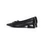 Pantofi cu Toc gros D26-103 Negru | Formazione