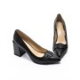 Pantofi cu Toc gros K4321-3667A Negru Jose Simon