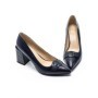 Pantofi cu Toc gros K4321-3667B Albastru Jose Simon
