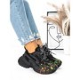Pantofi Sport Dama cu Platforma 5WL82 BLACK | MEI